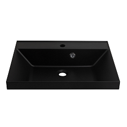 Фото Мебельная раковина BelBagno BB600/450-LV-ART-AST-NERO 60 см
