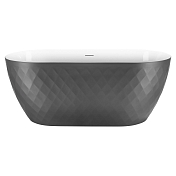 Акриловая ванна Black&White Swan SB320 170x78 Grey , изображение 1