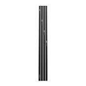 Изображение Полотенцесушитель электрический Point Пиано 15x120 черный/графит блеск Полотенцесушитель электрический Point Пиано 15x120 черный/графит блеск , изображение 1