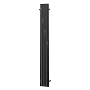 Изображение Полотенцесушитель электрический Point Пиано 15x120 черный/графит блеск Полотенцесушитель электрический Point Пиано 15x120 черный/графит блеск , изображение 2
