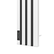 Изображение Полотенцесушитель электрический Point Пиано 15x120 белый/черный Полотенцесушитель электрический Point Пиано 15x120 белый/черный , изображение 3
