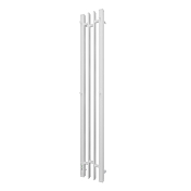 Изображение Полотенцесушитель электрический Point Фрея П2 14x120 белый Полотенцесушитель электрический Point Фрея П2 14x120 белый , изображение 2