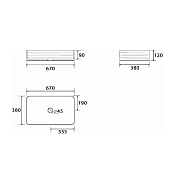 Изображение Раковина Point Омега PN43904 67 см Раковина Point Омега PN43904 67 см , изображение 4