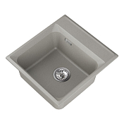 Изображение Мойка кухонная Point Мисти 46 PN3011AL серый Мойка кухонная Point Мисти 46 PN3011AL серый , изображение 2