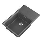 Изображение Мойка кухонная Point Этна 78 PN3012GR графит Мойка кухонная Point Этна 78 PN3012GR графит , изображение 2