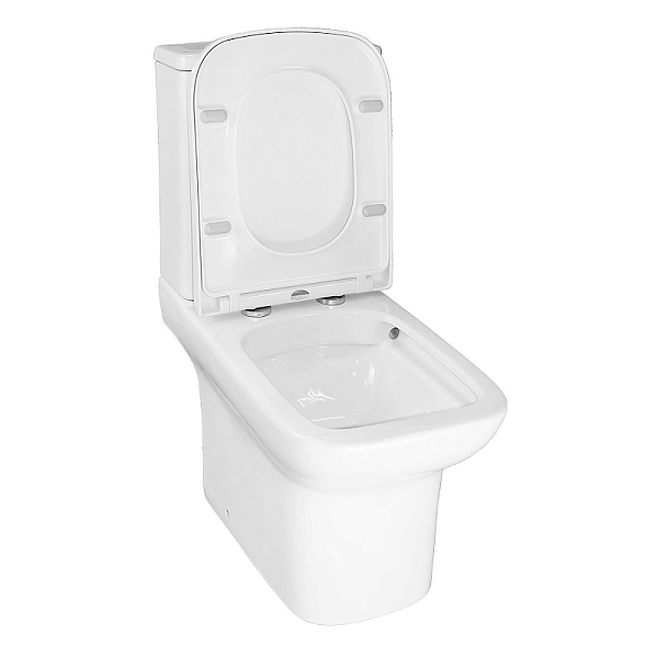 Унитаз-компакт Azario Alba AZ8323 безободковый , изображение 4