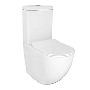 Унитаз-компакт Azario Renda AZ-8693 безободковый , изображение 2