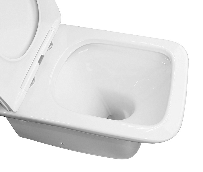 Унитаз-компакт Azario Fresco AZ-8302 безободковый , изображение 7