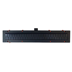 Фото Душевой лоток Azario D50 Medium AZ-CH 1050/50 MC с черной решеткой 105 см