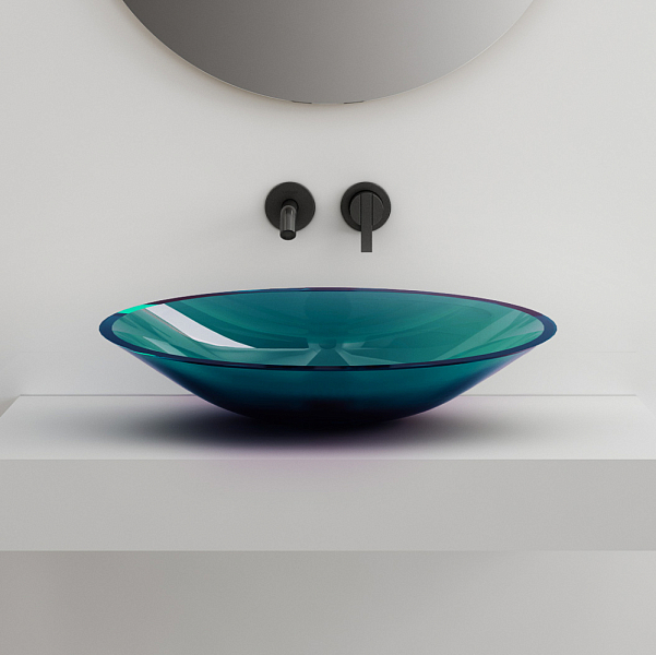 Раковина Abber Kristall AT2812Aquamarin 53 см , изображение 1